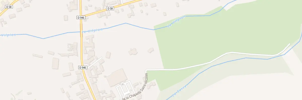 Plan du 13 Rue de la Chapelle St Nicolas à Marle