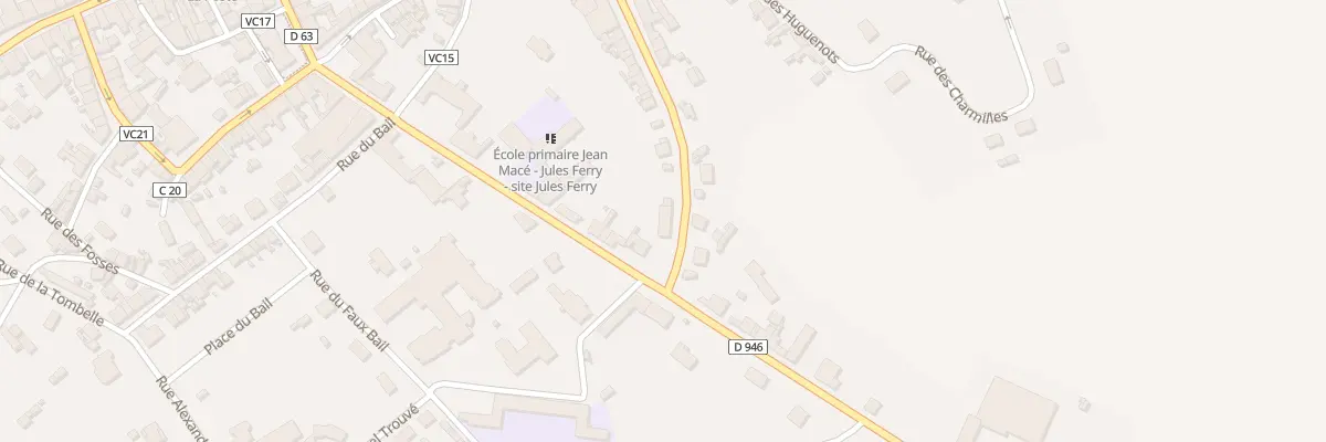 Plan du 1 Rue du Docteur Galoy à Marle