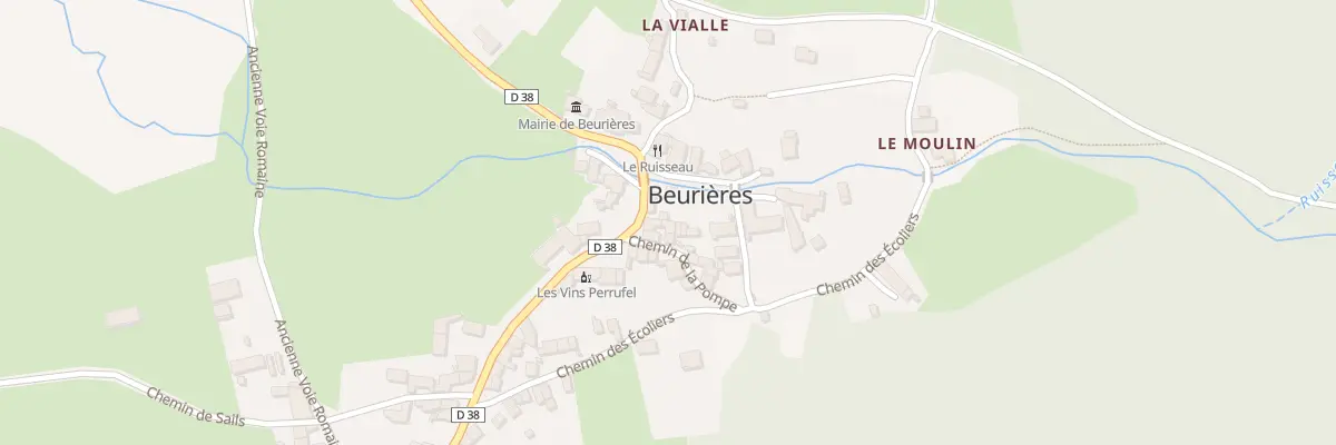 Plan du 5064 Le Bourg à Beurières