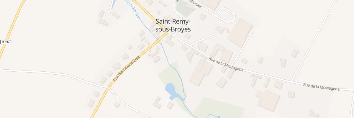 Plan du 6 Rue de la Messagerie à Saint-Remy-sous-Broyes