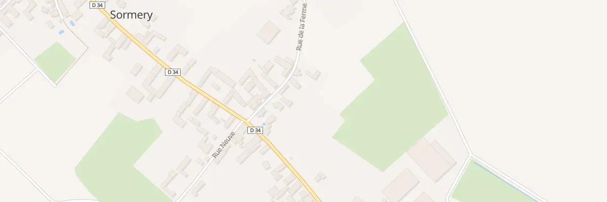 Plan du 8 Rue de la Ferme à Sormery