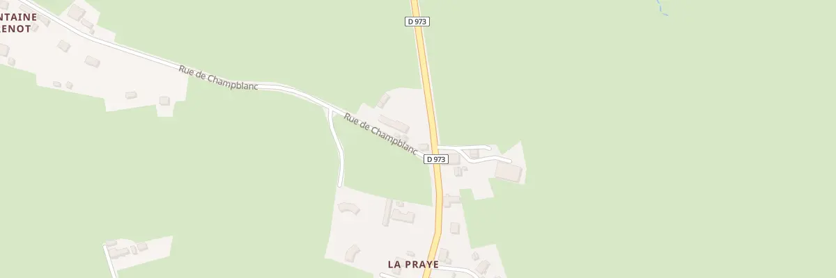 Plan du 129 Rue de Champblanc à Bourbon-Lancy