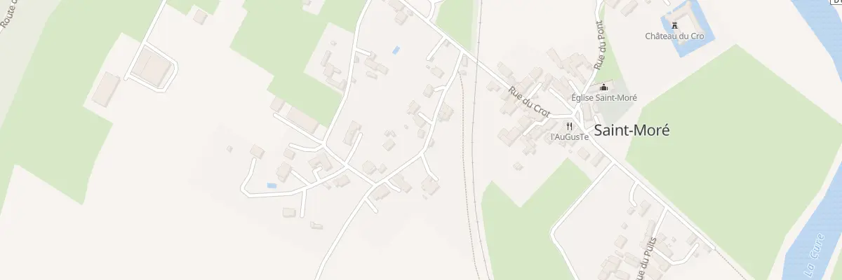 Plan du 8 Rue de la Roche à Saint-Moré