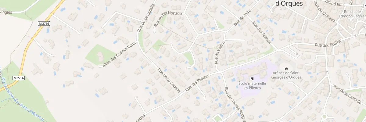 Plan du 1 Rue St Jean à Saint-Georges-d’Orques