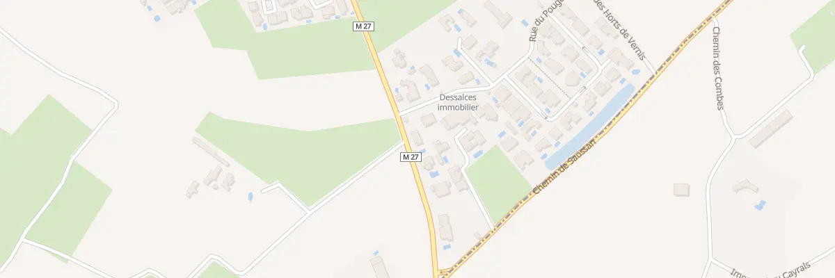 Plan du 2 Rue du Pouget à Saussan