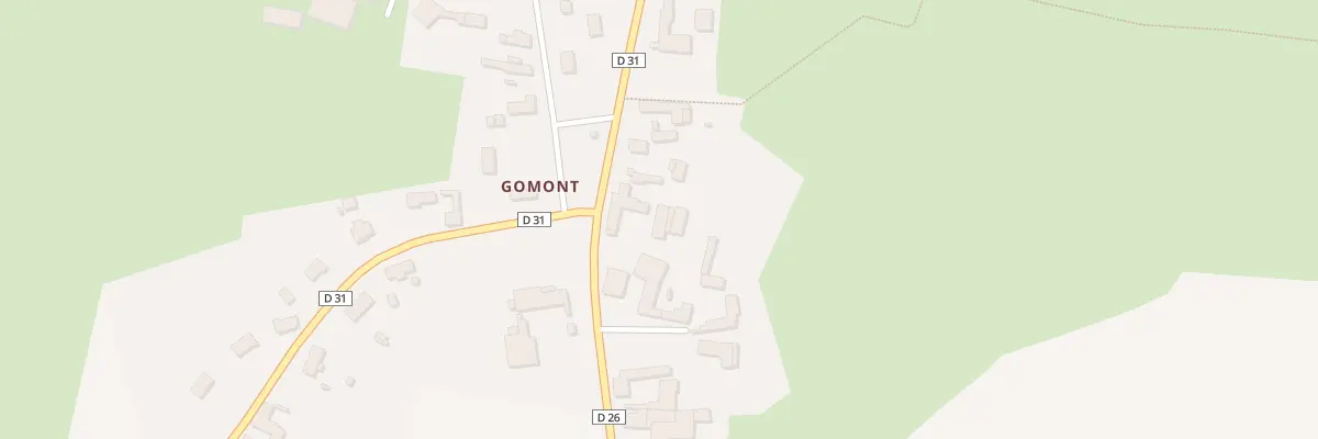 Plan du 33 Rue de Gomont à Marly-Gomont