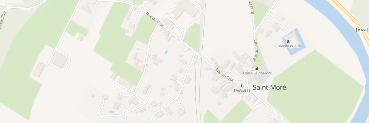 Plan du 2 Rue de la Roche à Saint-Moré