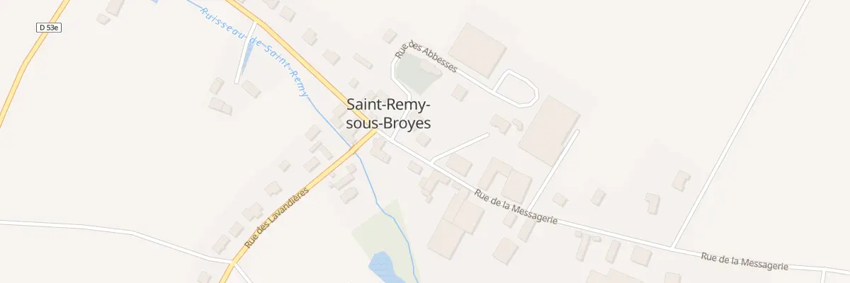 Plan du 1 Rue de la Messagerie à Saint-Remy-sous-Broyes