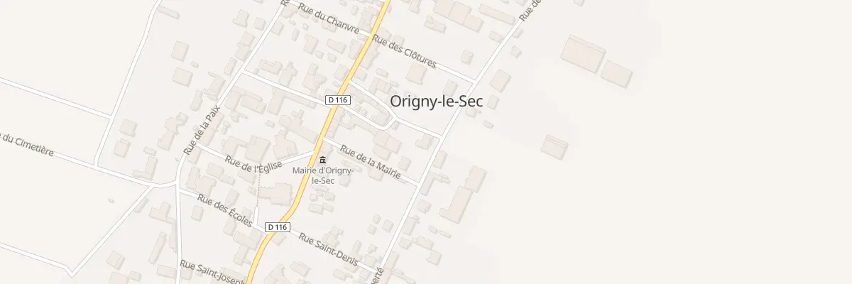 Plan du 47 Rue de la Liberté à Origny-le-Sec