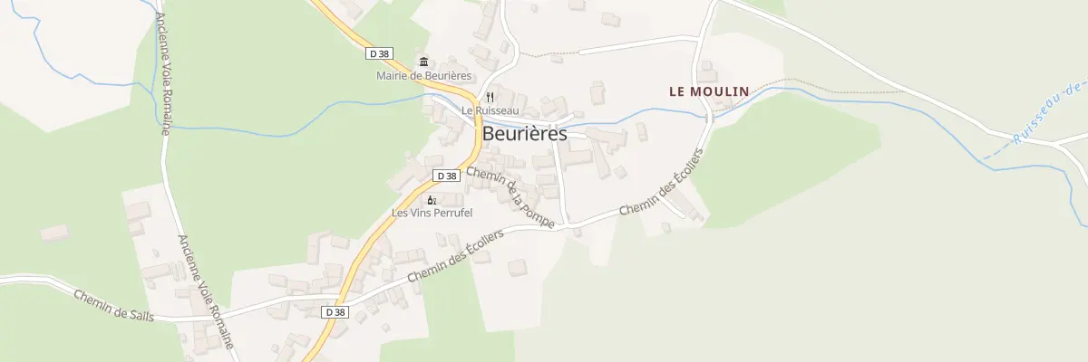 Plan du 5056 Le Bourg à Beurières
