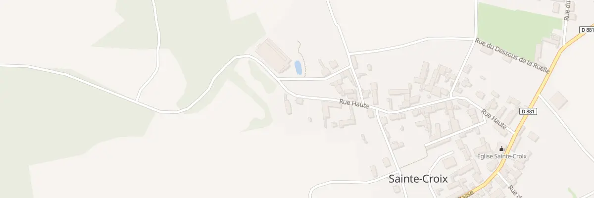 Plan du 27 Rue Haute à Sainte-Croix