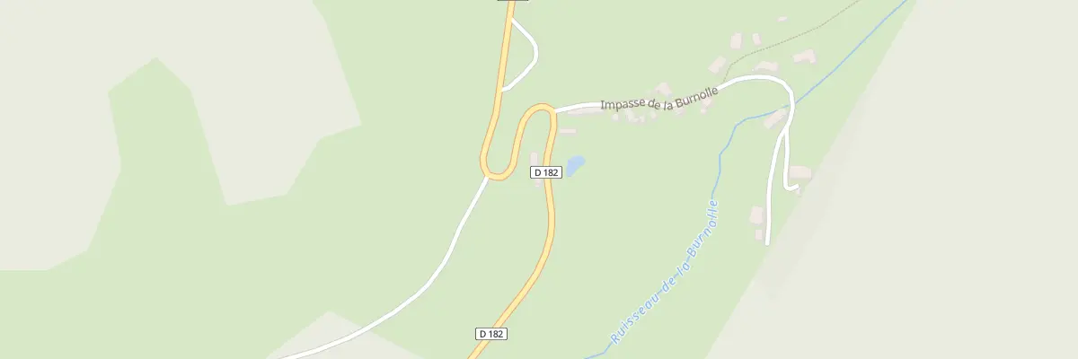 Plan du 87 Rte de la Loge des Gardes à Laprugne
