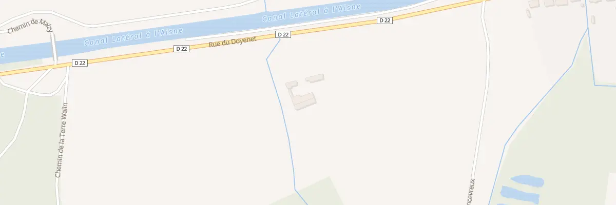 Plan du 1 Rue de Maizy à Concevreux