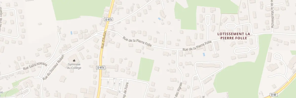 Plan du 14 Rue de la Pierre Folle à Bourbon-Lancy
