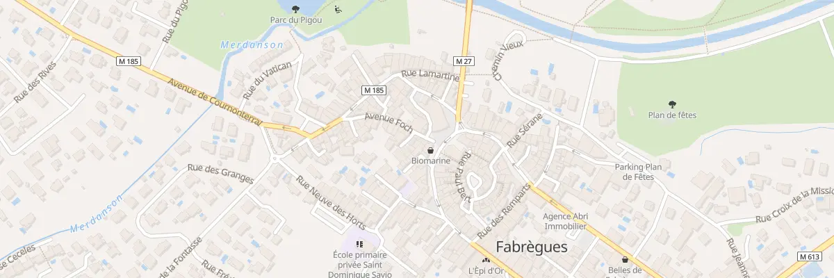 Plan du 1 Imp du Presbytere à Fabrègues