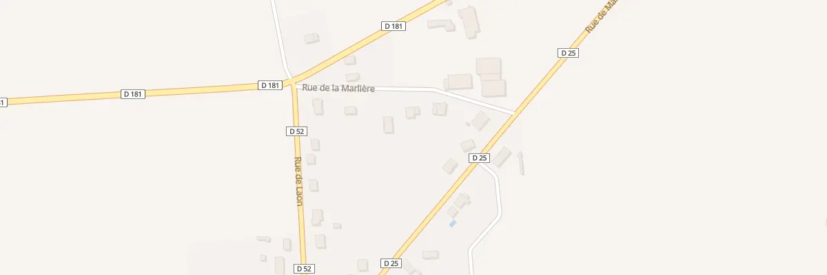 Plan du 124 Rue de la Marlière à Coucy-lès-Eppes