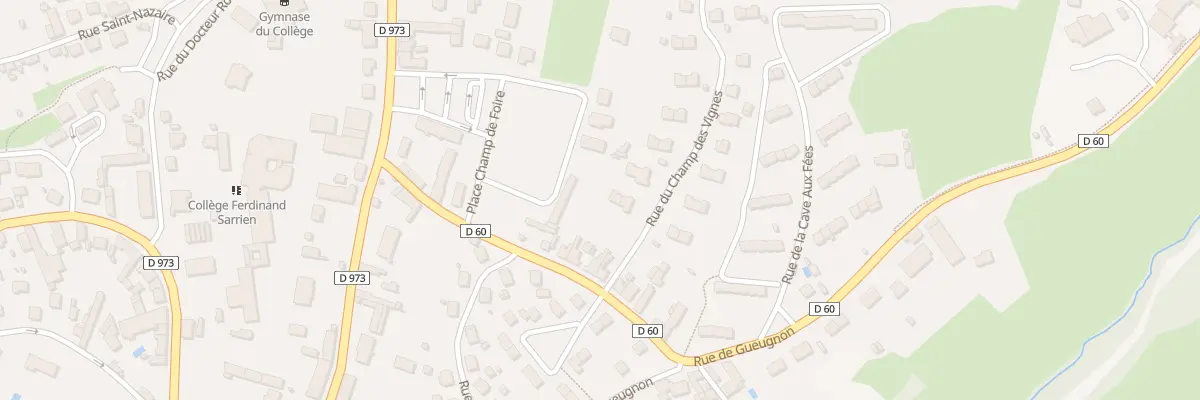 Plan du 1 Rue du Champ des Vignes à Bourbon-Lancy
