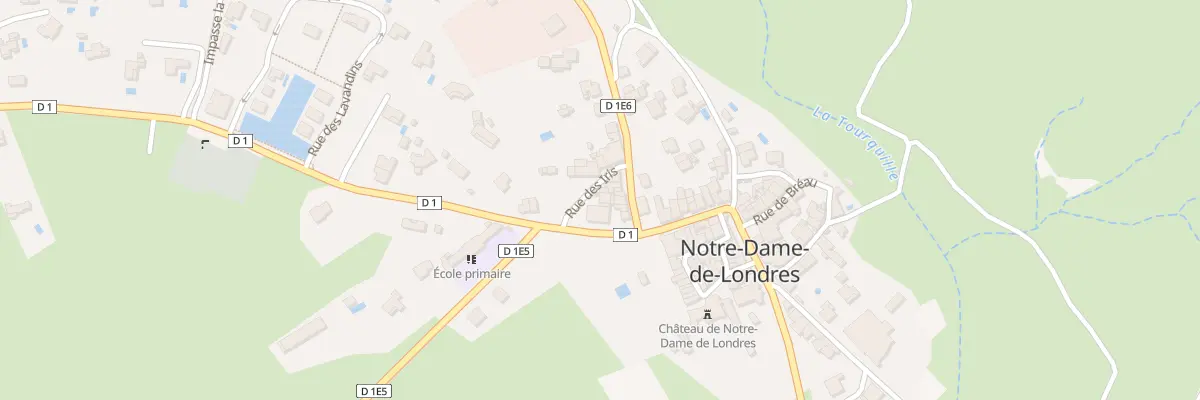 Plan du 5481F Rue des Iris à Notre-Dame-de-Londres