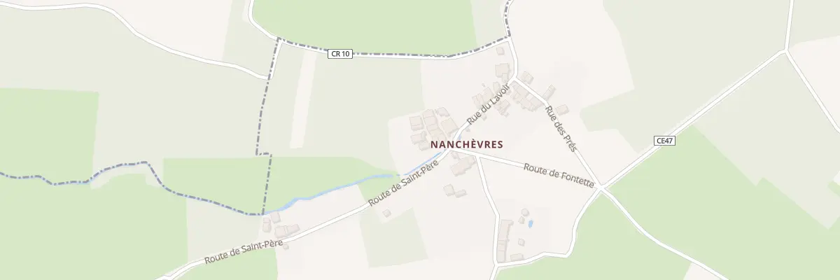 Plan du 6 Rte de Saint Pere (Nanchevre) à Saint-Père