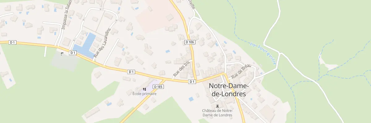 Plan du 5025 Le Village à Notre-Dame-de-Londres