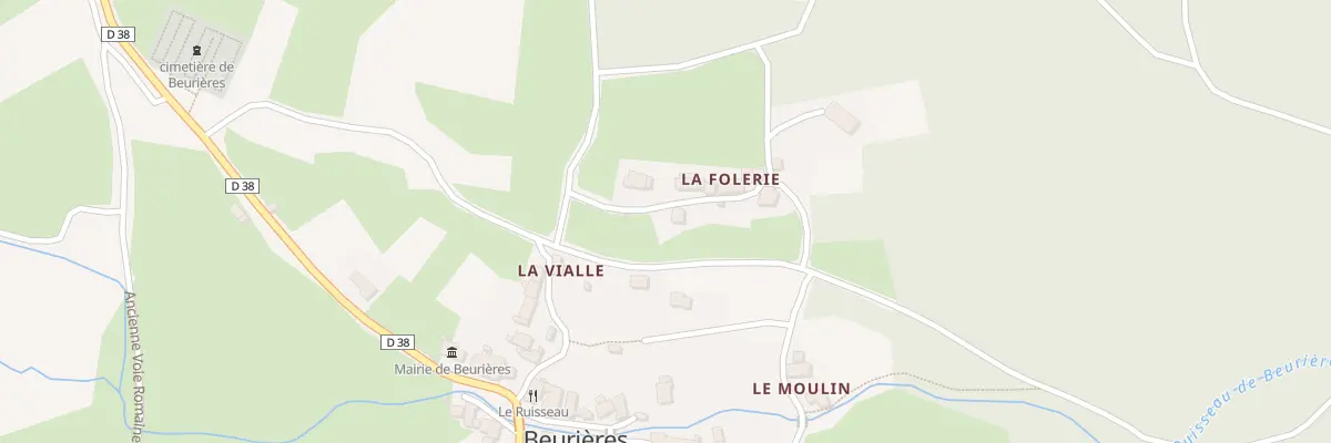 Plan du 5321 La Folerie à Beurières