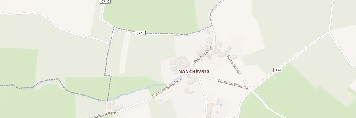 Plan du 5 Rue du Lavoir (Nanchevre) à Saint-Père