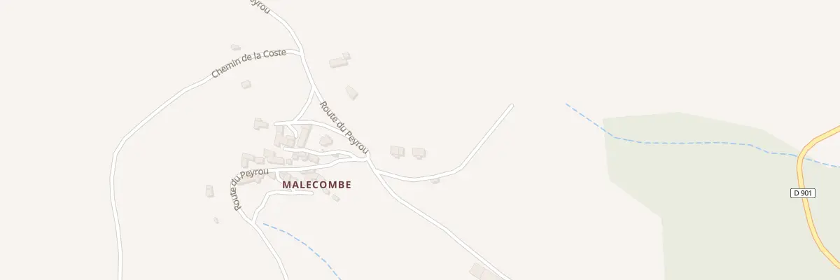 Plan du 5391 Malecombe à Cubières
