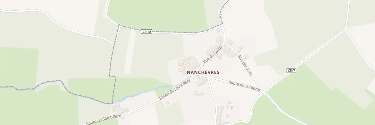 Plan du 3 Rue du Lavoir (Nanchevre) à Saint-Père