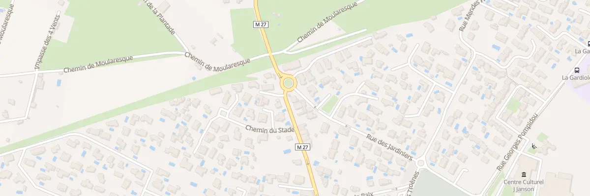 Plan du 225 Rue des Jardiniers à Fabrègues