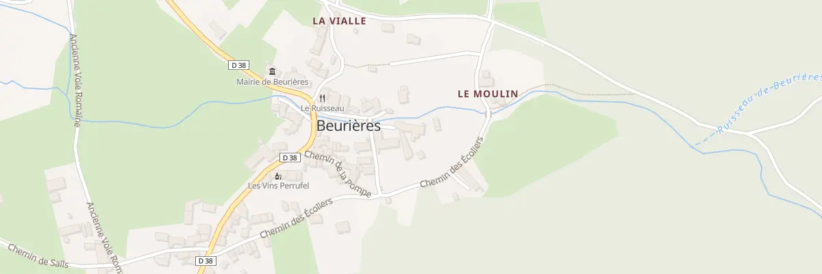 Plan du 5068 Le Bourg à Beurières