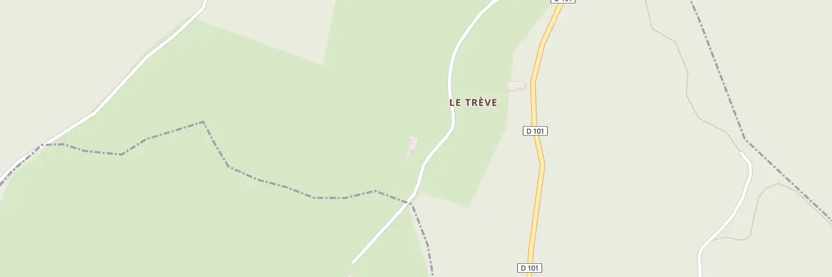 Plan du 334 Le Trêve à La Chamba