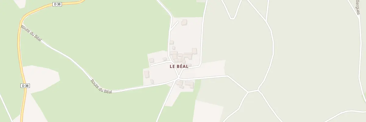 Plan du 5283 Le Beal à Beurières