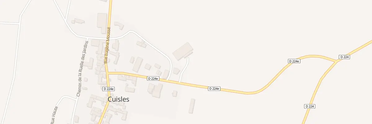 Plan du 1 Rue de Jonquery à Cuisles