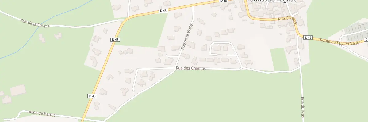 Plan du 9 Rue de la Vialle à Sanssac-l’Église