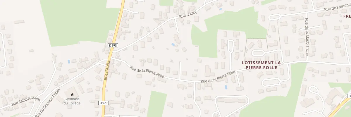 Plan du 15 Rue de la Pierre Folle à Bourbon-Lancy