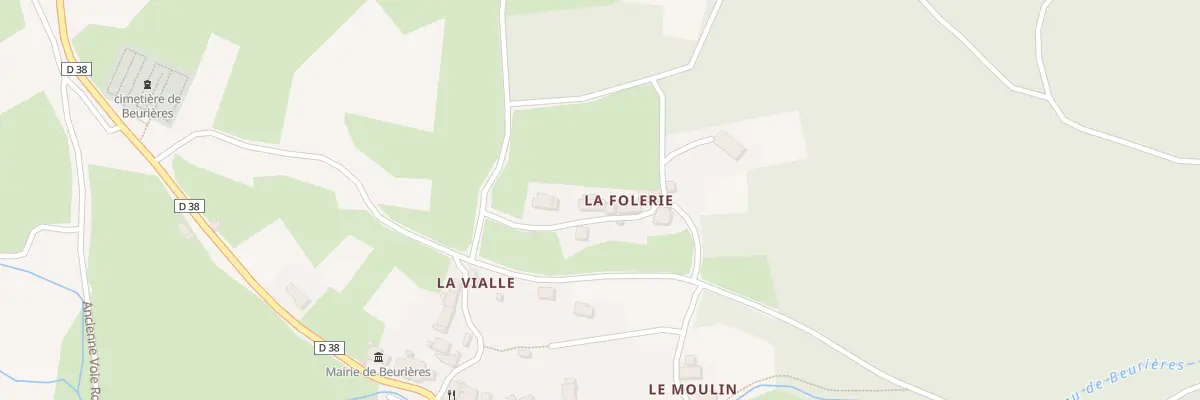 Plan du 5003 La Folerie à Beurières