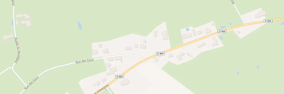 Plan du 845 Rue des Eaux à Prisches