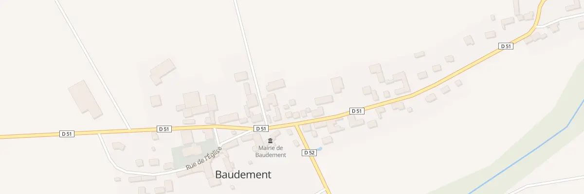 Plan du 17 Rue Principale à Baudement