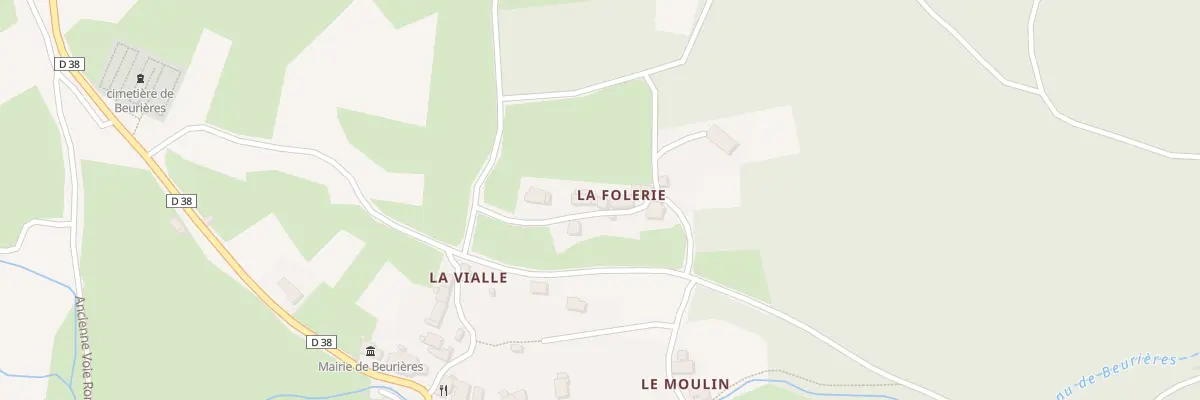 Plan du 5002 La Folerie à Beurières