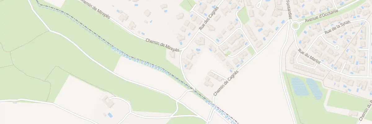 Plan du 17 Rue des Cagnès à Saint-Georges-d’Orques