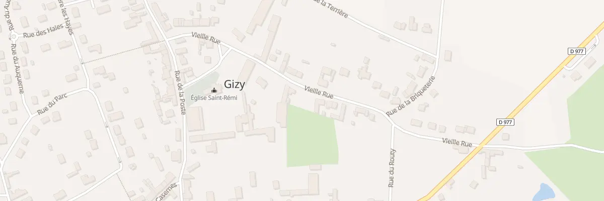 Plan du 8 Vieille Rue à Gizy