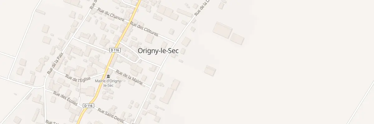 Plan du 64 Rue de la Liberté à Origny-le-Sec