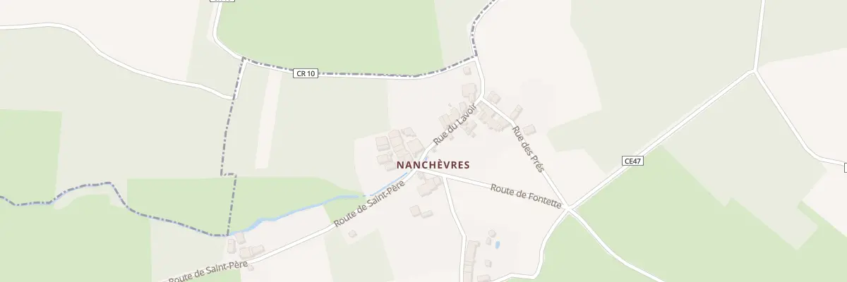 Plan du 9 Rue du Lavoir (Nanchevre) à Saint-Père