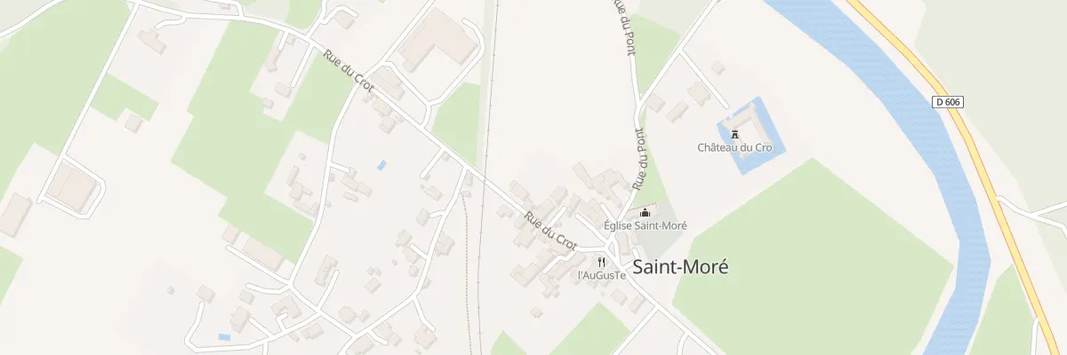 Plan du 10 Rue du Crot à Saint-Moré