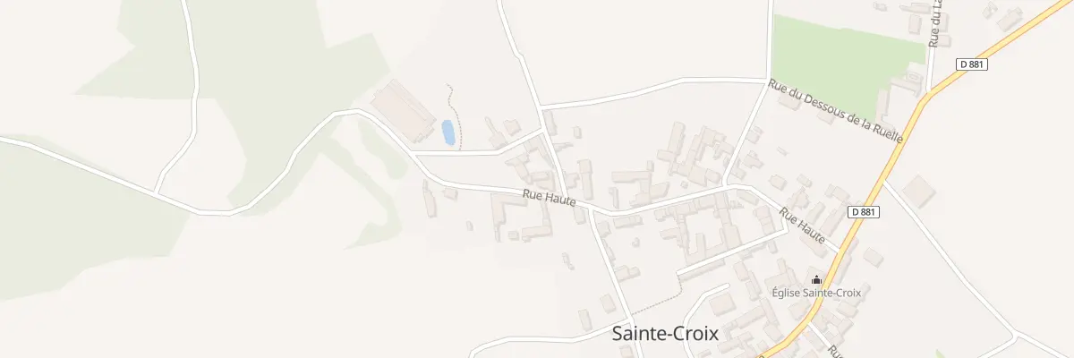 Plan du 22 Rue Haute à Sainte-Croix