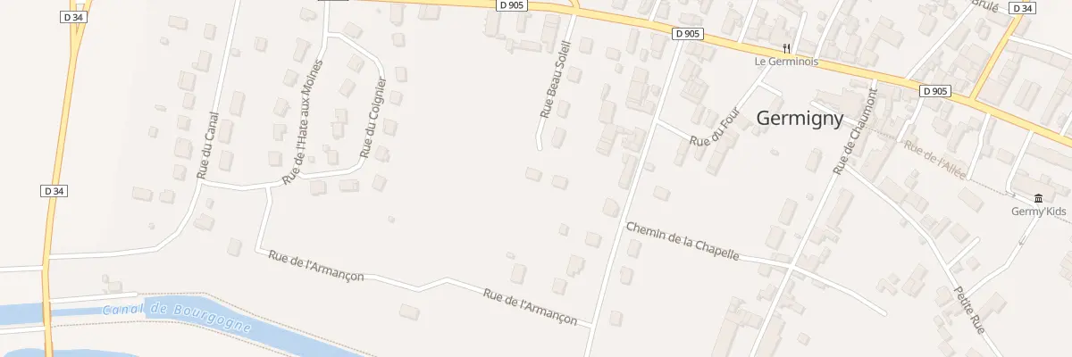 Plan du 11 Rue Beau Soleil à Germigny