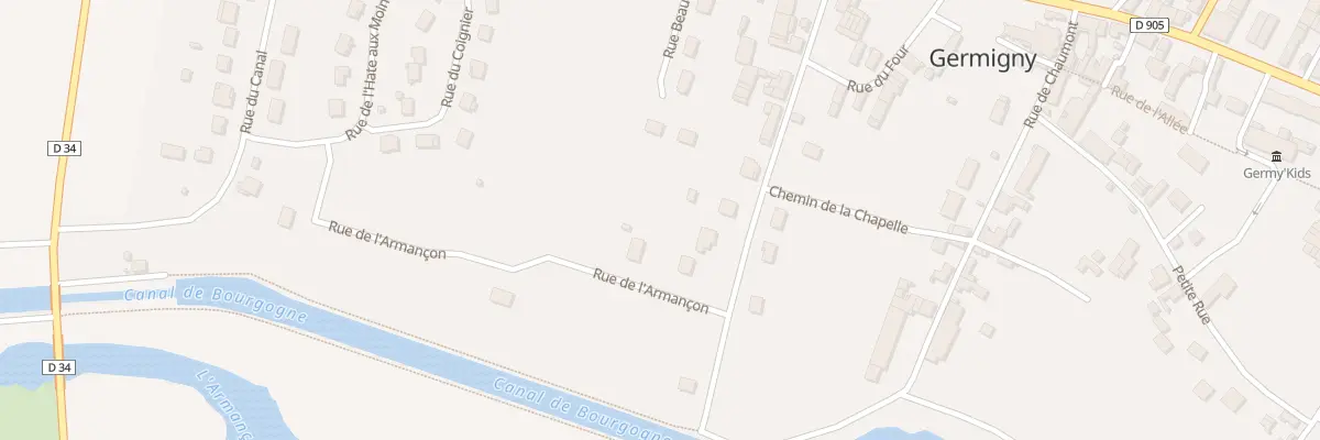 Plan du 24 Rue du Chêne à Germigny