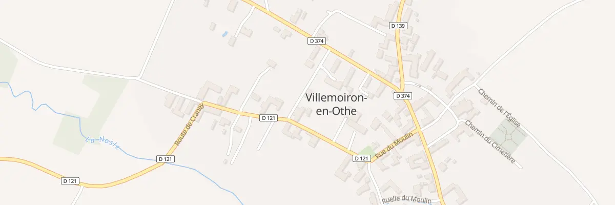 Plan du 6 Rue du Chene à Villemoiron-en-Othe