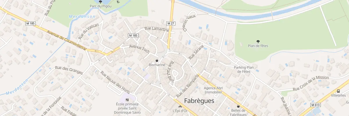 Plan du 17 Rue Paul Bert à Fabrègues
