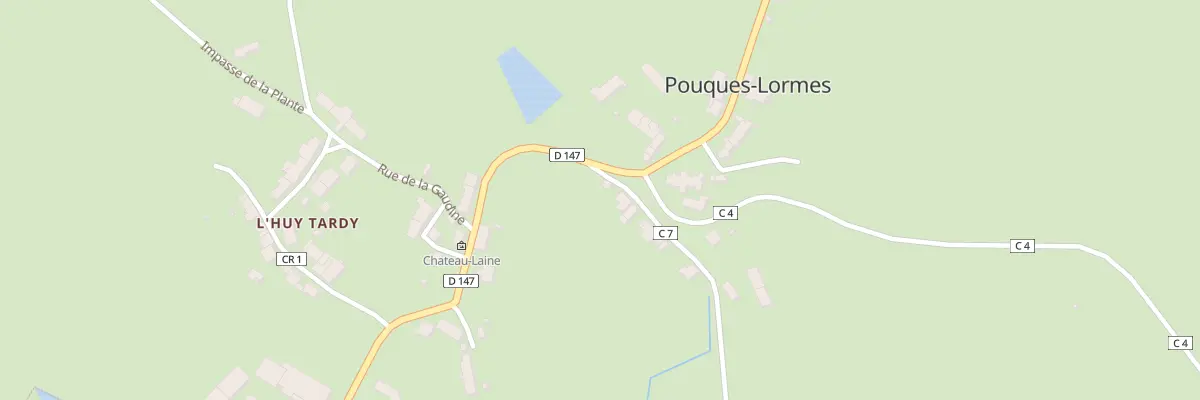 Plan du 12 Le Bourg à Pouques-Lormes